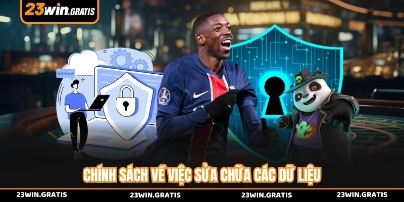 Chính sách về việc sửa chữa các dữ liệu