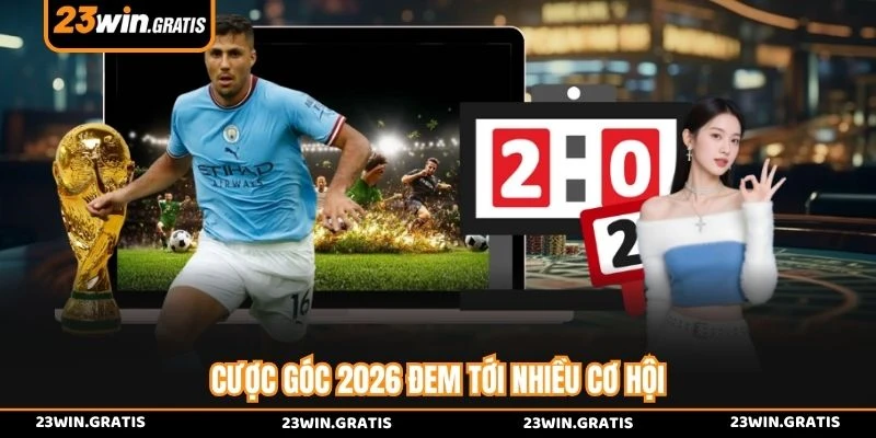 Cược góc 2026 đem tới nhiều cơ hội