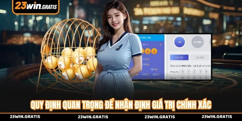 Quy định quan trọng để nhận định giá trị chính xác 
