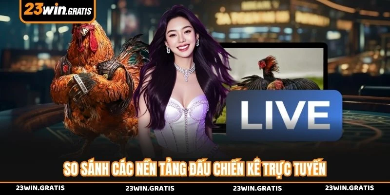 So sánh các nền tảng đấu chiến kê trực tuyến